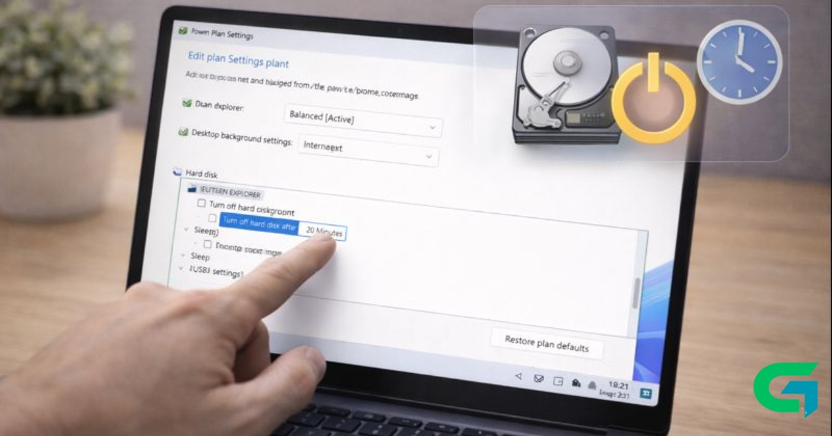 How to Turn Off Hard Disk After Idle Time in Windows 11