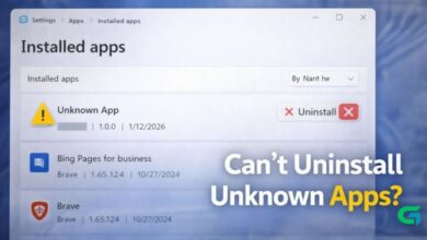 How to fix can’t uninstall unknown apps on Windows 11