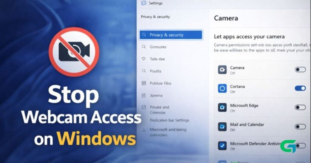 How to stop apps from using your webcam on Windows 11
