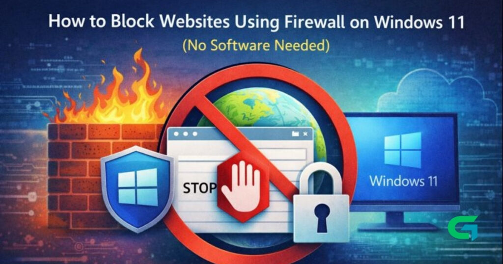 How to Block Websites Using Firewall on Windows 11 (No Software Required)