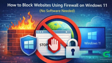 How to Block Websites Using Firewall on Windows 11 (No Software Required)