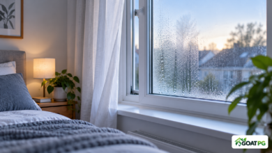 Condensation on bedroom windows