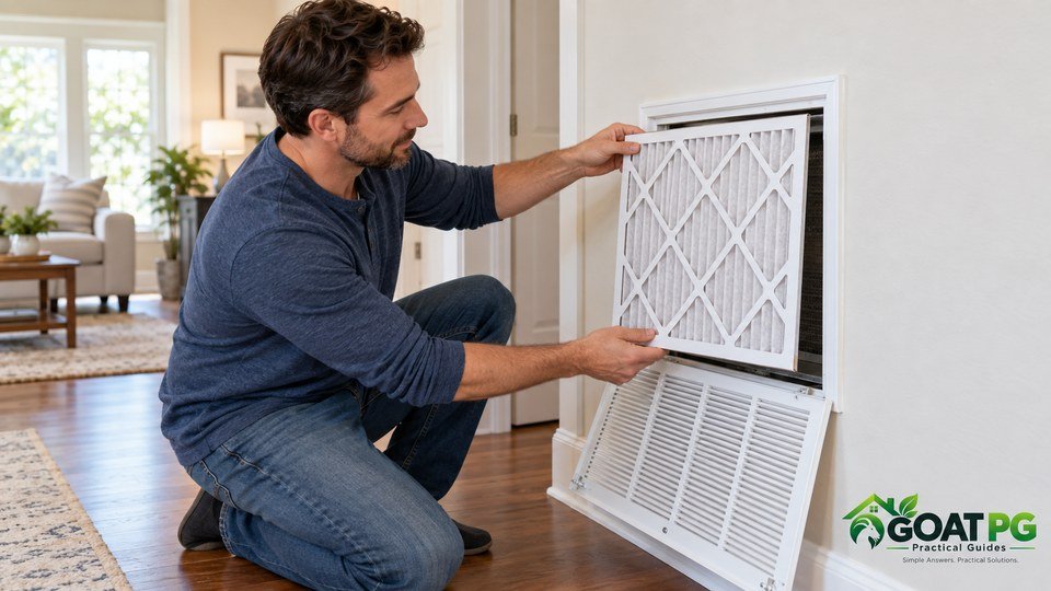 How often should you change your air filter in a home HVAC system